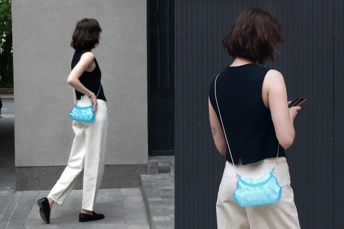 Wave Bag. 3D-printed women's purse — image 4