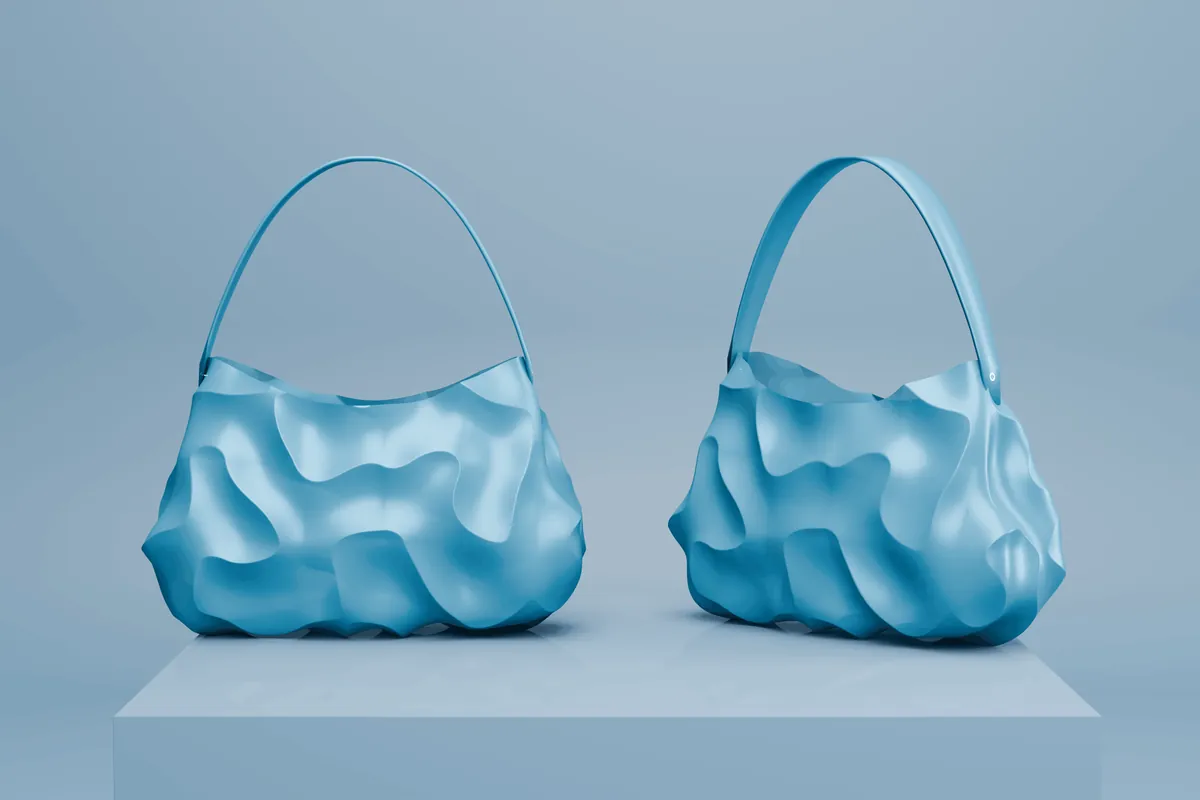 Wave Bag. 3D-printed women's purse