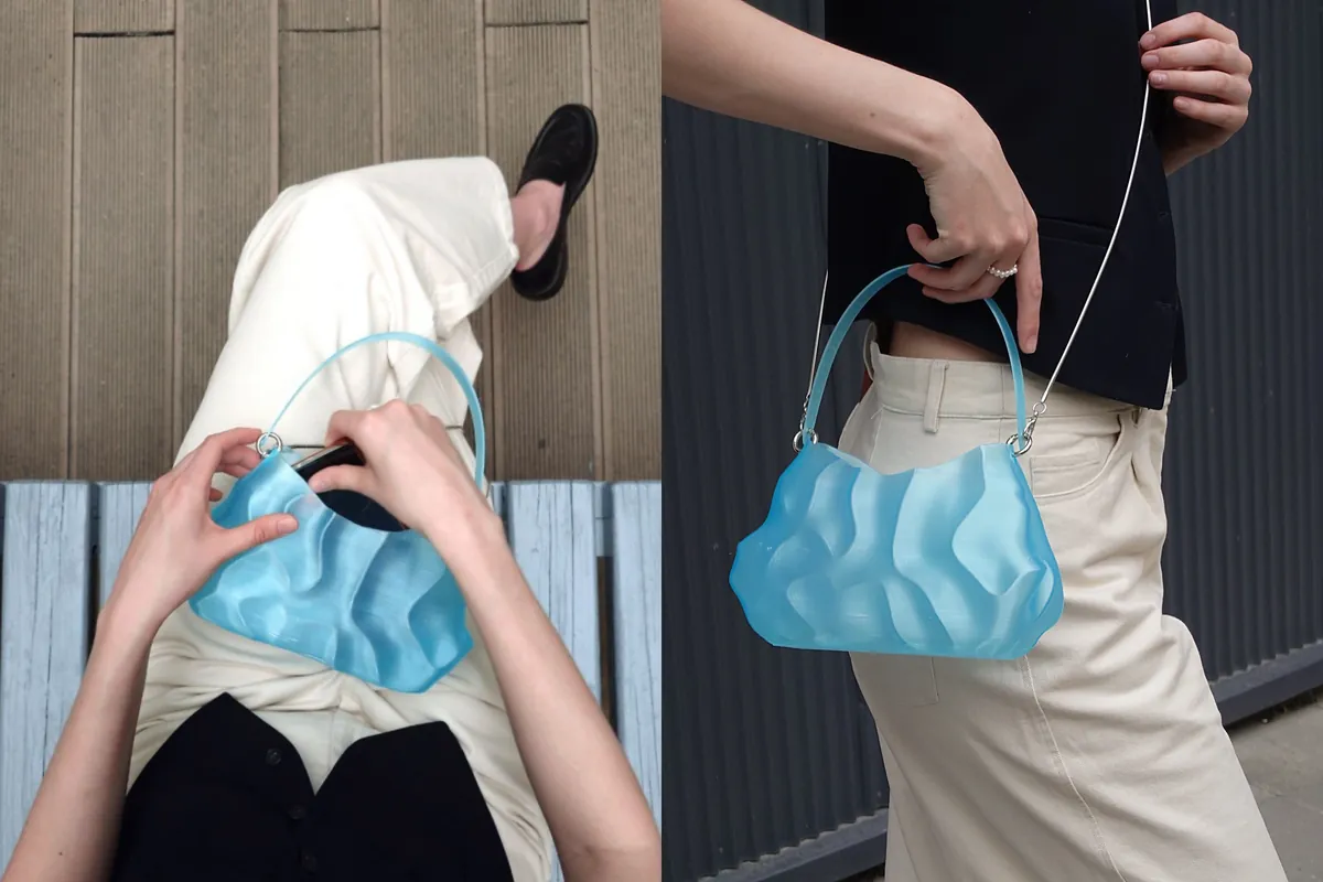 Wave Bag. 3D-printed women's purse — image 3